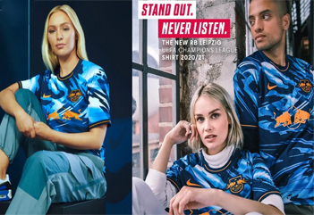 RB Leipzig football shirts 2020-21